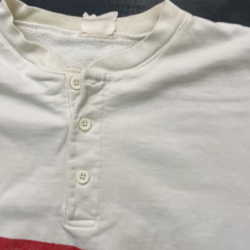 vintage Seoul Olympics sweatshirt mens xl white 1980s henley canada cbc - Picture 8 of 15